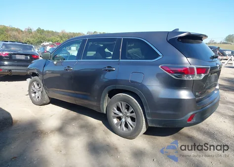 2016 Toyota Highlander Le Plus V6 from USA, damaged, VIN 5TDZKRFH2GS122479